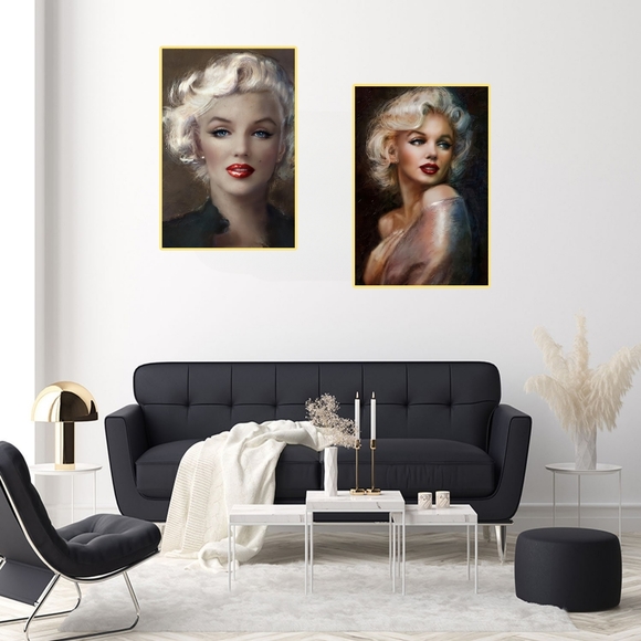 Marilyn Monroe Other - Marilyn Monroe Art Premium Poster Set Framed 12x18